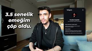 Instagram hesabım kapandı.