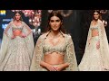 Adipurush Actress Kriti Sanon Walks The Ramp In An Embellished Lehenga At Lakme Fashion Week 2022