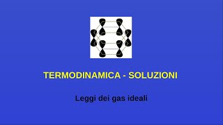 Lezioni di chimica - Gas - 4 (leggi dei gas ideali)