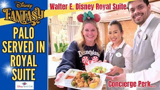 Walter E Disney Royal Suite | Palo In Room Dining | Fantasy Disney Cruise Line | Concierge Suite