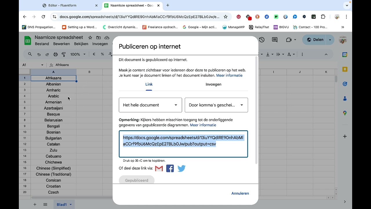 Fluent Forms 5.2.0: Dynamic GET data from Fields google sheets