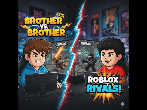 BROTHER VS BROTHER! 😠 Roblox Rivals Sibling Showdown!