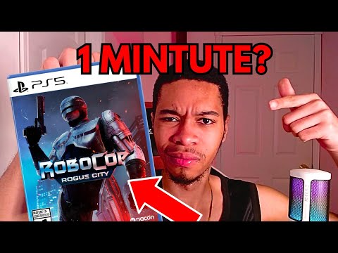 RoboCop Rogue City PS5 Review in 60 Seconds 🤖💥 | Worth It or Nah?