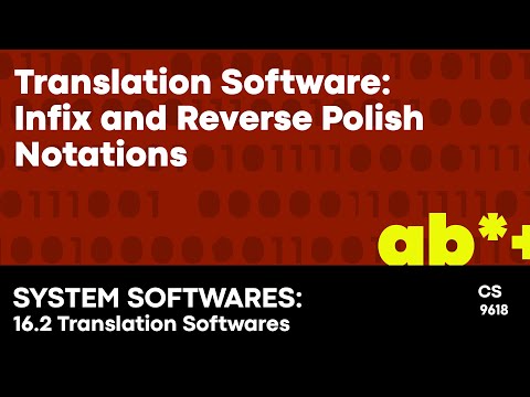 A2 Computer Science (9618): Translation Softwares | Infix and Reverse-Polish Notations