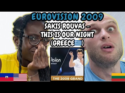 REACTION TO Sakis Rouvas - This Is Our Night (Greece 🇬🇷 Eurovision 2009) | FIRST TIME WATCHING