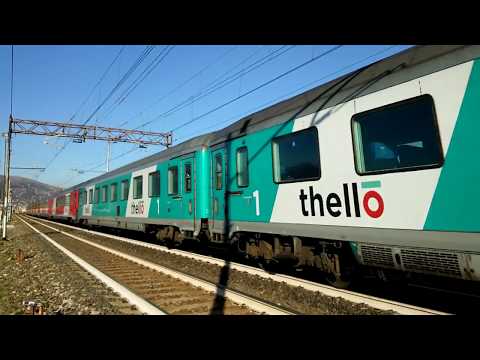 E.402B 108 TITOLARE DEL THELLO IN TRANSITO SUL LUNGO MARE DI ALBENGA (SV) 16 - 12 - 2017