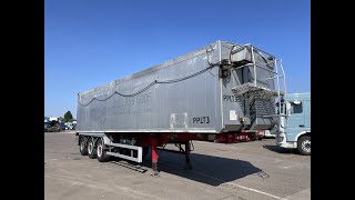 Semi-remorque benne Crane Fruehauf 70 CU-YD ALUMINIUM PLANK SIDED SLOPER BULK TIPPING TRAILER – 201 à vendre - Image 4 | Autoline LU Semi-remorque benne Crane Fruehauf 70 CU-YD ALUMINIUM PLANK SIDED SLOPER BULK TIPPING TRAILER – 201 | Image 4 - Autoline