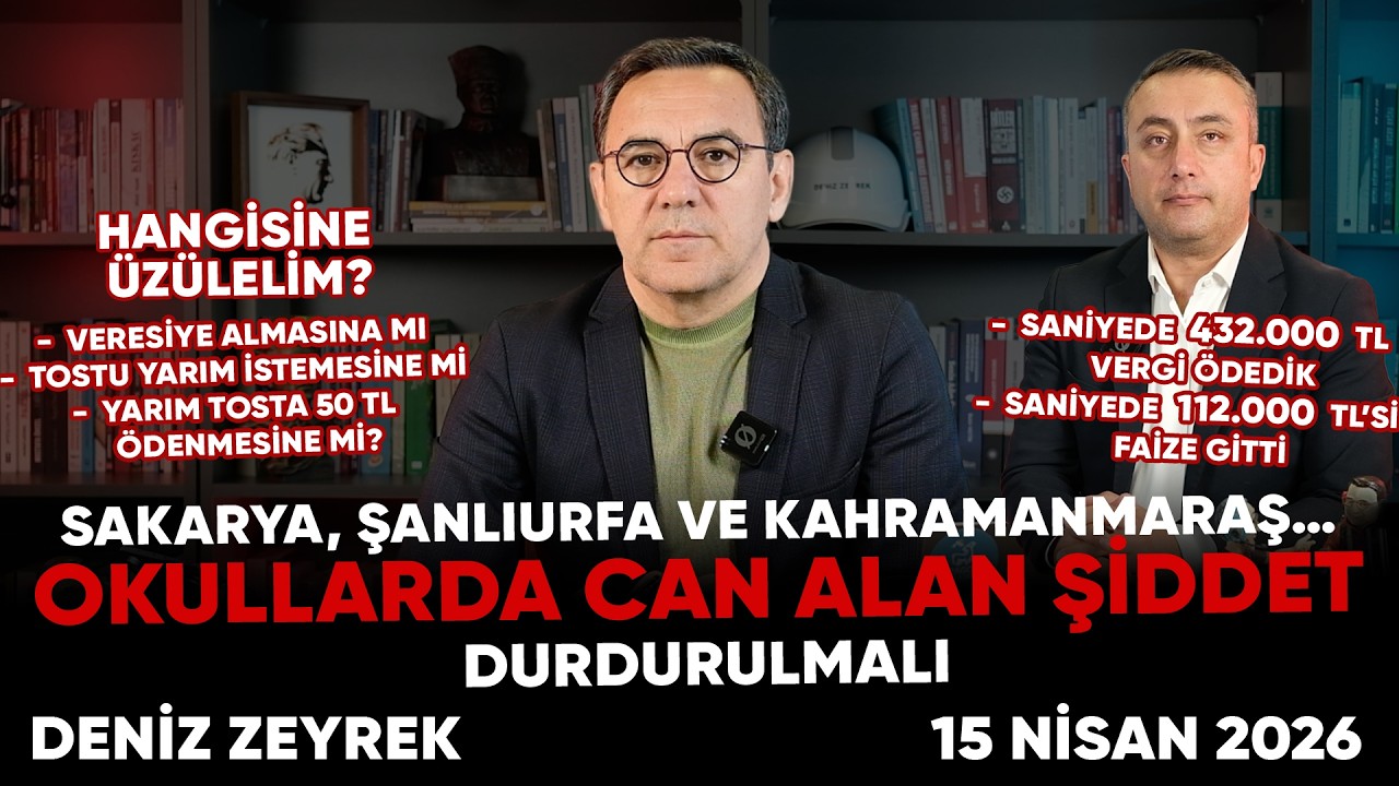 Deniz Zeyrek: "İstanbul, Şanlıurfa ve Kahramanmaraş… OKULLARDA CAN ALAN ŞİDDET DURDURULMALI" #eğitim