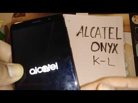 Hard Reset Alcatel Onyx Cricket Wireless / how to unlock screen other than menu