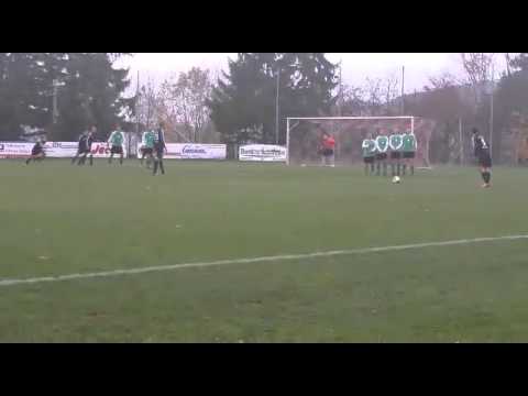 Freistoßtor Pavel Bursa - FSV 1990 Neusalza-Spremberg : TSV Cossebaude 09.11.2014