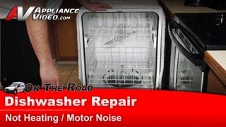 Whirlpool Dishwasher Repair: Not Heating and Has a Motor Noise - Drain Hose
