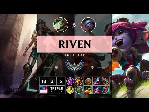 Riven Top vs Tristana - NA Challenger Patch 14.12