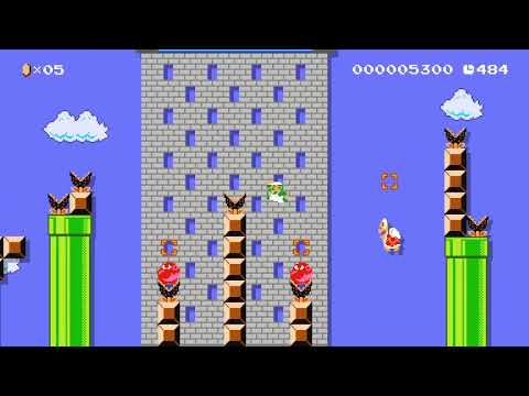 Whipped Cream (kaizo level) - Super Mario Maker 2