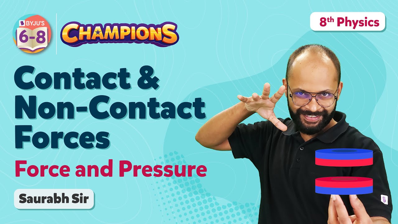 Contact and Non Contact Forces Class 8 Science - Force and Pressure | BYJU'S - Class 8