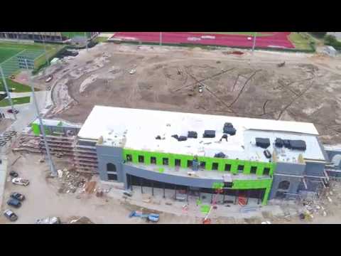 Track & Field: E.B. Cushing Stadium Flyover | 5.2.18