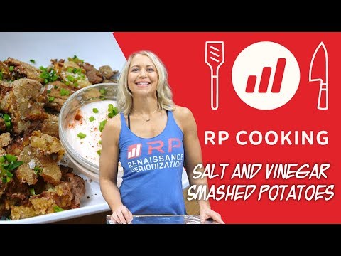 Salt and Vinegar Smashed Potatoes // RP Cooking