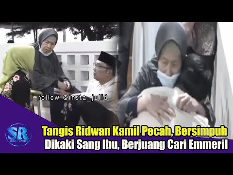 Bersimpuh di Kaki Sang Ibu, Tangis Ridwan Kamil Langsung Pecah, Usai Berjuang Mencari Emmeril