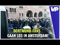 DUIZENDEN Dortmund-fans gaan los onderweg naar de Arena!