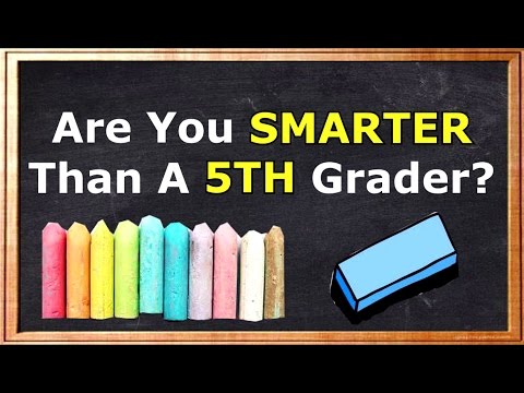 2nd YouTube video about are you smarter than a kindergartener questions