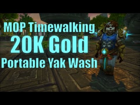 Make 20k Gold from One MoP Timewalking Dungeon - Repeatable Once Per Character Once Per Event