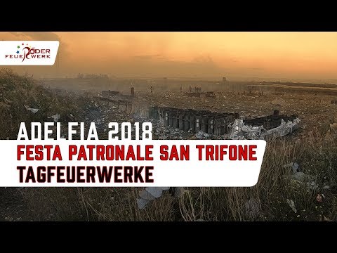 Adelfia – Festa Patronale San Trifone 2018 – Die Tagfeuerwerke