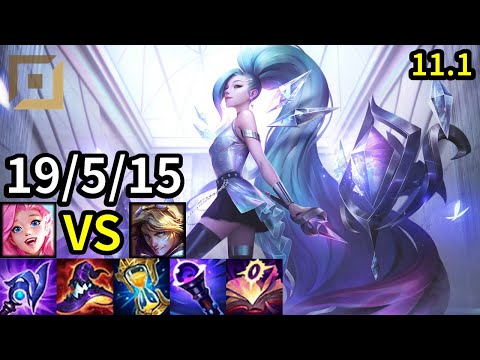 Seraphine Bot vs Ezreal - EUW Diamond | Patch 11.1