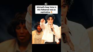 Michael Jackson's Deep Voice Was Fire🔥#mj #legend #shorts