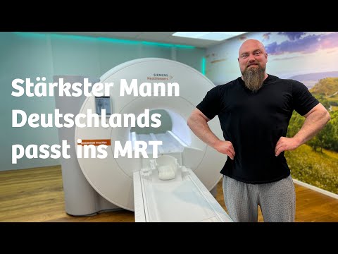 Jetzt passt der stärkste Mann Deutschlands ins MRT