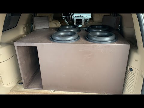 4 Sundown Audio X 12 inch Subwoofers on 8000 Watts!