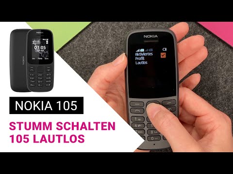 Nokia 105 2019 - Mute / mute
