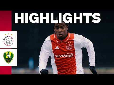 3 goals & onto the next round in the Cup! 📈 | Highlights Ajax O16 - ADO Den Haag O16 | Beker