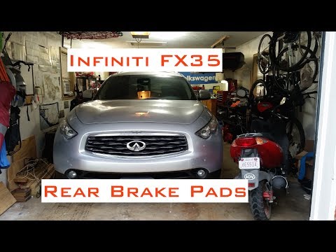 Infiniti FX35 | Rear Brake Pads DIY | 2009-2012
