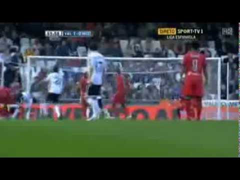 Gol de Ricardo Costa (1-0) Valencia - Mallorca