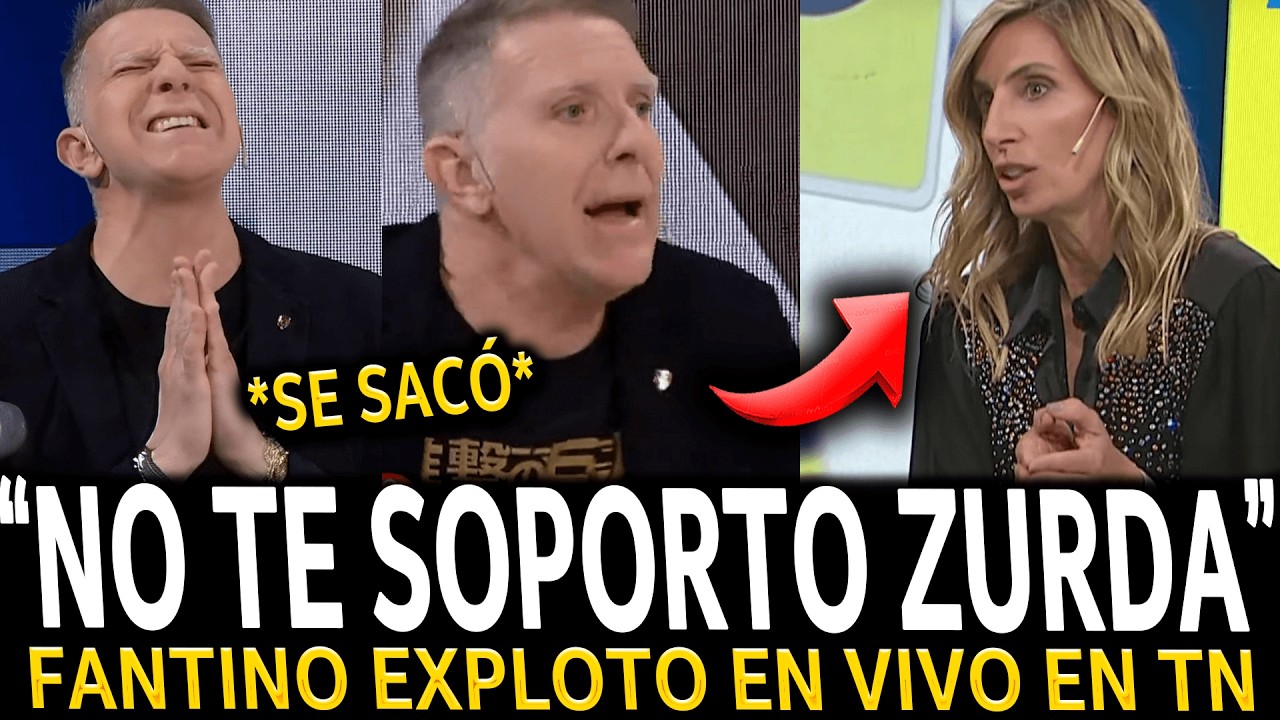 ¡FANTINO CRUZÓ a ZURDITA de TN en VIVO y la DEJÓ ARDIDA!