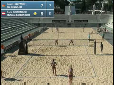 Holtwick-Semmler GER Schwaiger D.-Schwaiger S. AUT[15] Main Draw Round 2 Rome Grand Slam 2012 Women