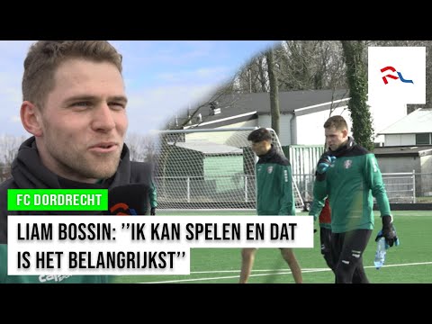 Keeper Liam Bossin gaat mee in stijgende lijn FC Dordrecht