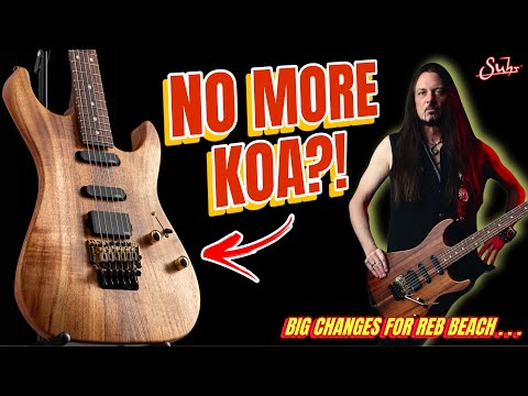 ‼️FULL KOA GUITARS Are DONE?! Suhr Reveals BIG Changes to Reb Beach’s New Signature Model!