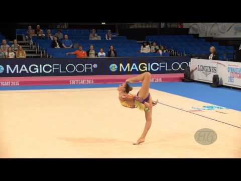 Carmen WHELAN (CAN) 2015 Rhythmic Worlds Stuttgart - Qualifications Clubs