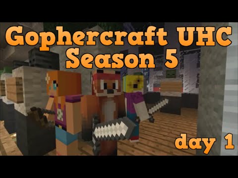 Gophercraft UHC | Season 5 | Day 1 - Team Epic
