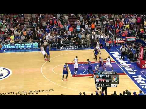 New York Knicks vs Philadelphia 76ers | March 21, 2014 | NBA 2013-14 Season