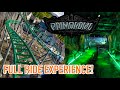 Primordial Front Row POV | Lagoon's Immersive New for 2023 Roller Coaster