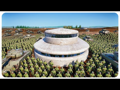 U.S. ARMY FIREBASE vs 2,500,000 ORC & TROLL - Ultimate Epic Battle Simulator 2 UEBS 2