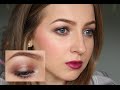 Autumn Fall Makeup 2014 Shimmery Eyes Berry Lip