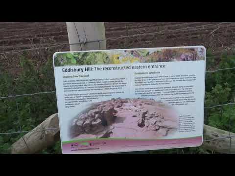 A walk up wonderful Eddisbury Iron Age Hillfort near Delamere in Cheshire England UK