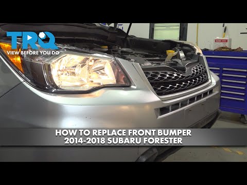 How to Replace Front Bumper 2014-2018 Subaru Forester