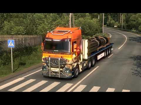 Euro Truck Simulator 2 top mods Mercedes Actros MP3 Reworked