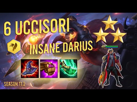 DARIUS ⭐⭐⭐ IS INSANE - 6 UCCISORI - SET 4.5 Teamfight tactics  | TFT 11.2 ITA *UN MOSTRO*