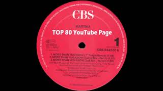 Martika - More Than You Know (A John &quot;Jellybean&quot; Benitez Dance Mix Part. I)