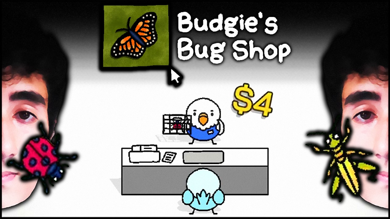 Vendendo INSETOS com UPGRADES 🐞 Budgie's Bug Shop | Felps