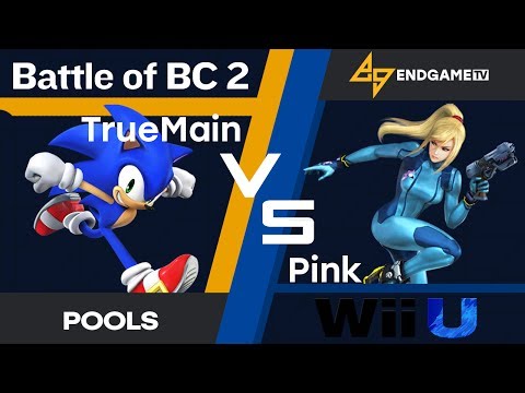 BP|Truemain (Sonic) vs Pink (Zero Suit Samus) | Smash 4 Pools | BoBC2